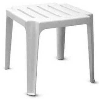 Столик TWEET пластиковый, белый, размер 43х44х44 Столик TWEET пластиковый, белый, размер 43х44х44