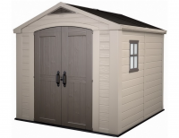 Пластиковый сарай Factor 8'*8' (2,5 м х 2,5 м) Пластиковый сарай Factor 8'*8' (2,5 м х 2,5 м)