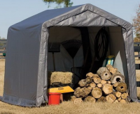 Сарай тентовый средний Shelterlogic, скатная крыша, 3х3х2.4 м Сарай тентовый средний Shelterlogic, скатная крыша, 3х3х2.4 м