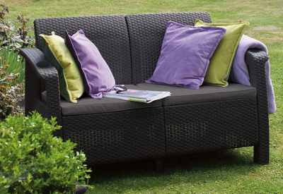 Двухместный диван TWEET Sofa Seаt, цвет венге