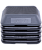БЕЗ УПАКОВКИ Степ-платформа SP-401 40х40х30 см, 5-уровневая, квадратная, с обрезиненным покрытием