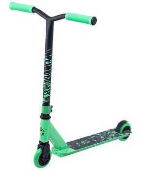 БЕЗ УПАКОВКИ Самокат трюковый Ivy Green 100 мм БЕЗ УПАКОВКИ Самокат трюковый Ivy Green 100 мм